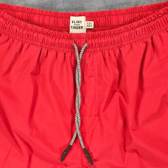 Flint and Tinder Breaker Trunks With Liner in Red Color XXL. Made in USA - Picture 1 of 8